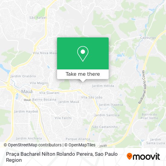 Mapa Praça Bacharel Nilton Rolando Pereira