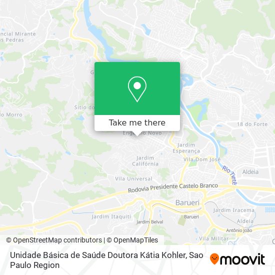 Unidade Básica de Saúde Doutora Kátia Kohler map