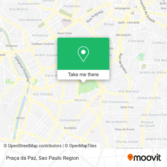 Praça da Paz map
