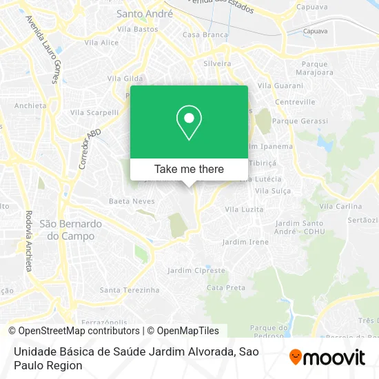 Unidade Básica de Saúde Jardim Alvorada map