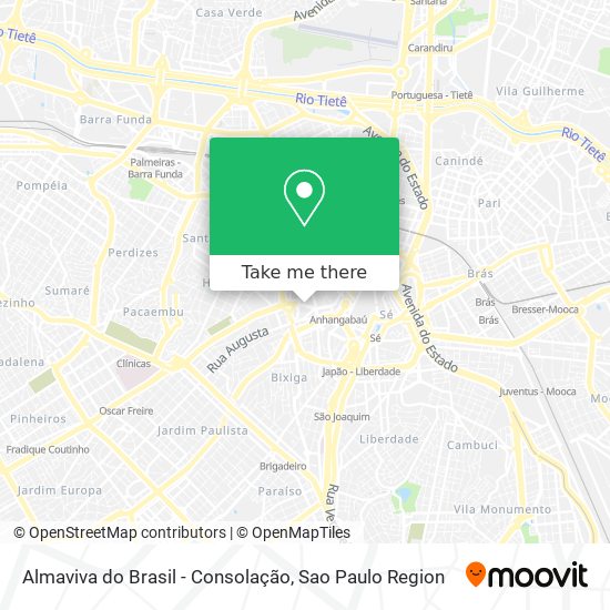 Almaviva do Brasil - Consolação map