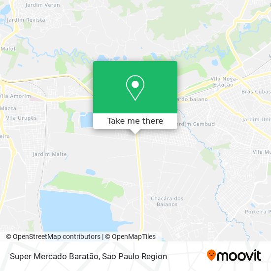 Super Mercado Baratão map