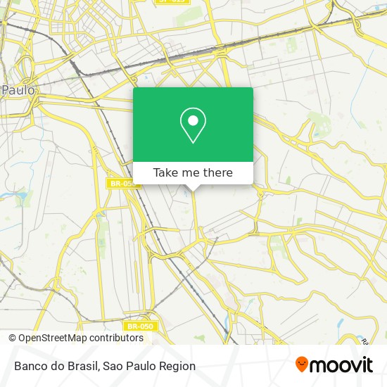 Banco do Brasil map