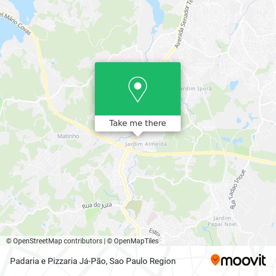 Padaria e Pizzaria Já-Pão map