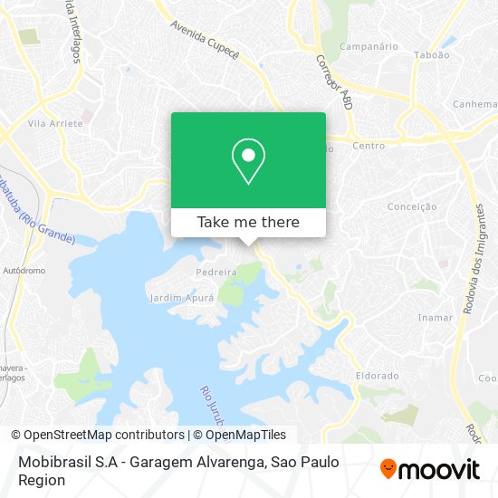 Mobibrasil S.A - Garagem Alvarenga map
