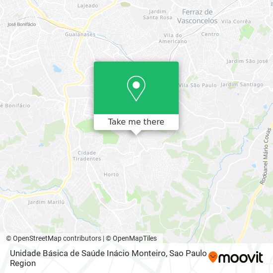 Unidade Básica de Saúde Inácio Monteiro map