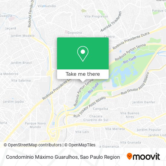 Mapa Condomínio Máximo Guarulhos