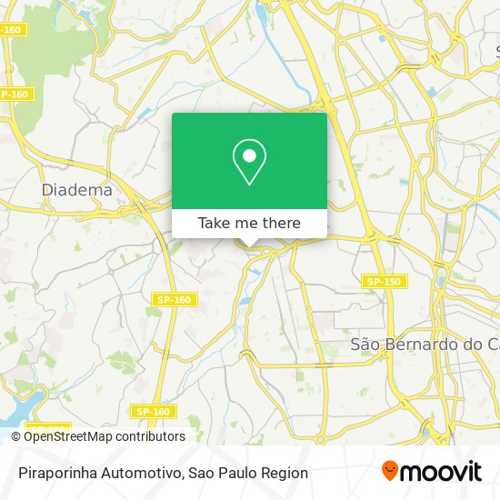 Piraporinha Automotivo map
