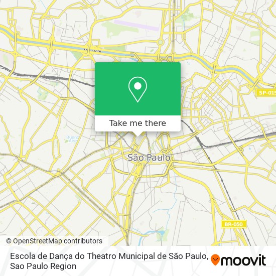 Escola de Dança do Theatro Municipal de São Paulo map