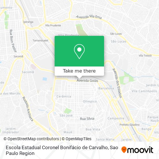 Escola Estadual Coronel Bonifácio de Carvalho map