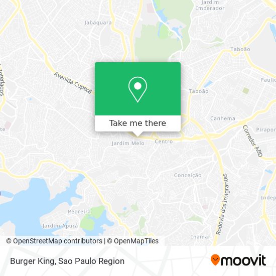 Burger King map