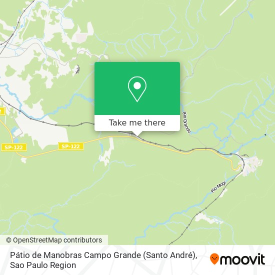 Pátio de Manobras Campo Grande (Santo André) map