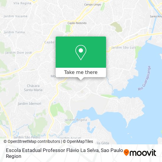 Escola Estadual Professor Flávio La Selva map