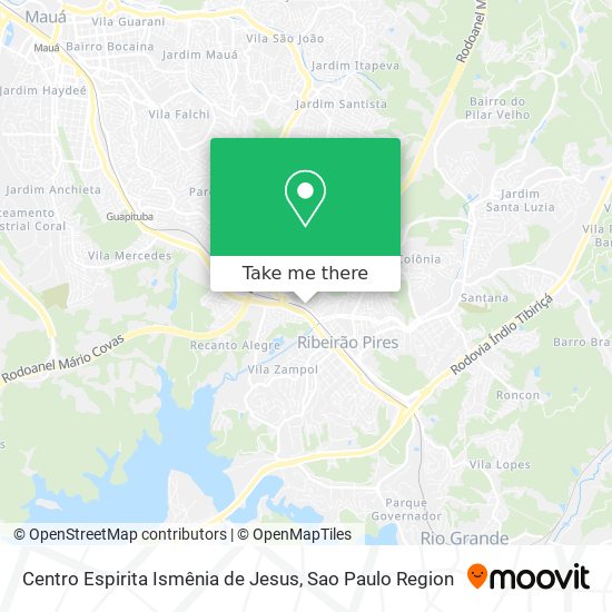 Centro Espirita Ismênia de Jesus map