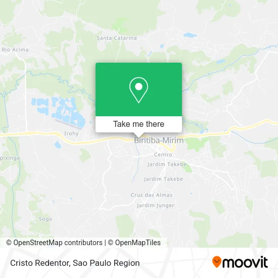 Cristo Redentor map