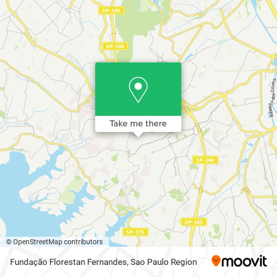 Fundação Florestan Fernandes map