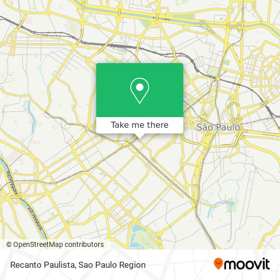 Recanto Paulista map