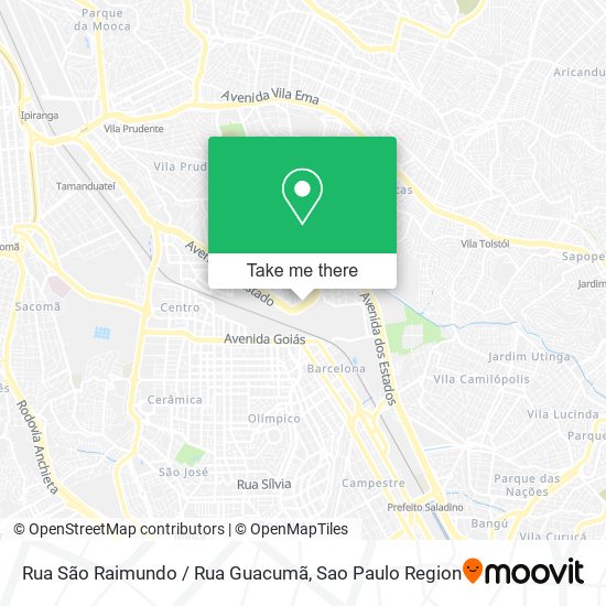 Rua São Raimundo / Rua Guacumã map