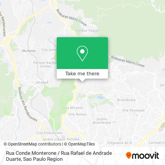 Rua Conde Monterone / Rua Rafael de Andrade Duarte map