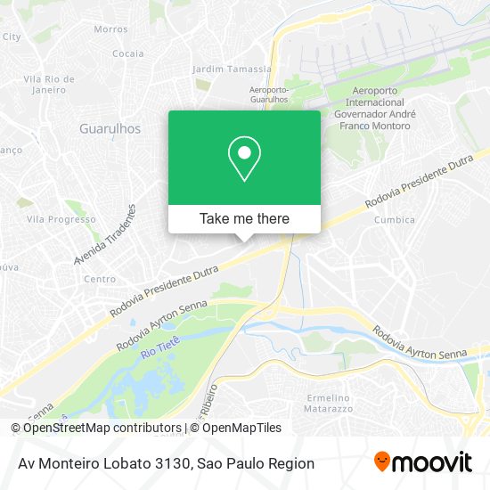 Mapa Av  Monteiro Lobato  3130