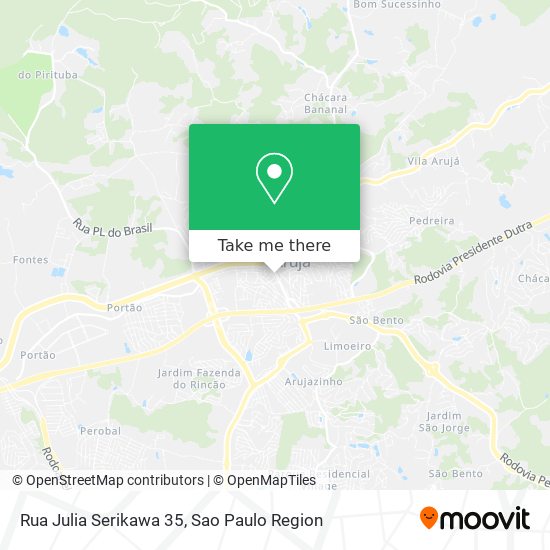 Rua Julia Serikawa 35 map
