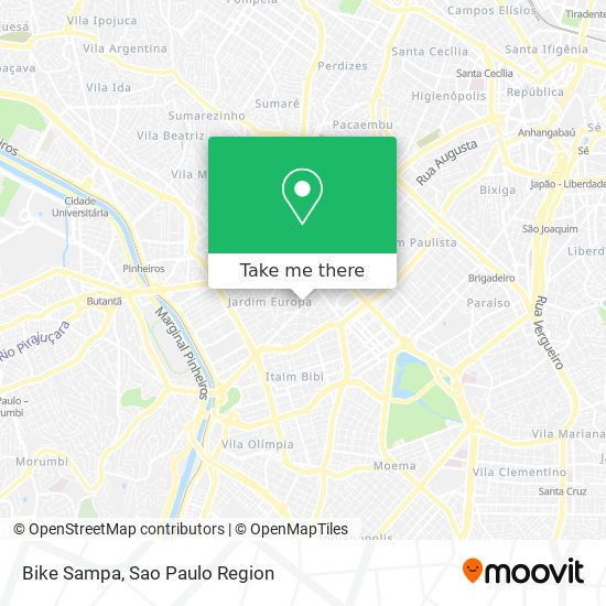 Mapa Bike Sampa