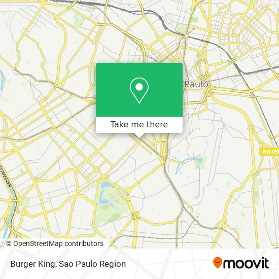 Burger King map