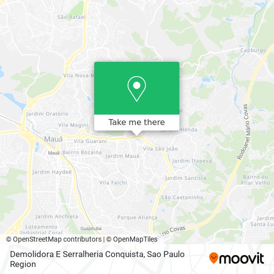 Demolidora E Serralheria Conquista map