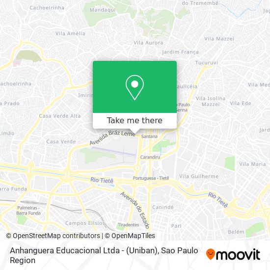 Anhanguera Educacional Ltda - (Uniban) map