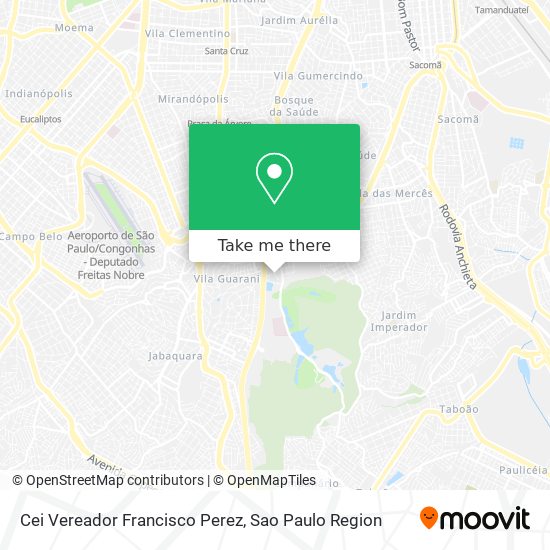 Cei Vereador Francisco Perez map