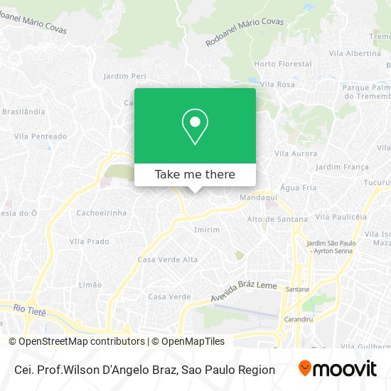 Cei. Prof.Wilson D'Angelo Braz map
