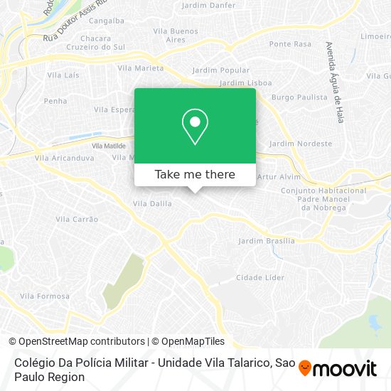 Colégio Da Polícia Militar - Unidade Vila Talarico map