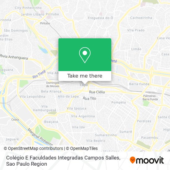 Colégio E Faculdades Integradas Campos Salles map