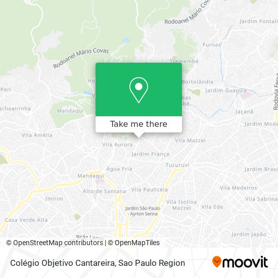 Colégio Objetivo Cantareira map