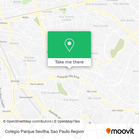 Colégio Parque Sevilha map
