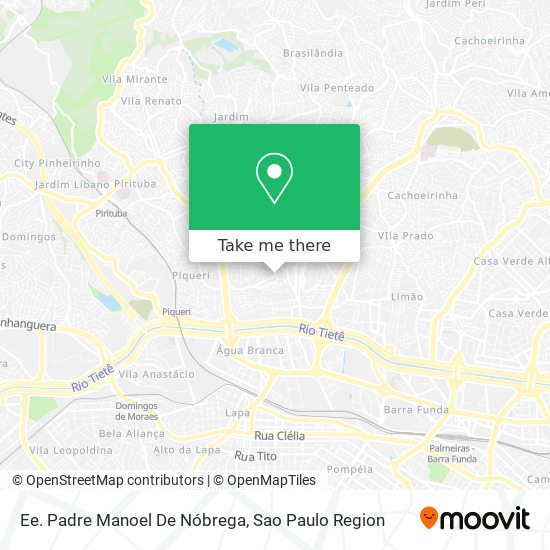 Ee. Padre Manoel De Nóbrega map