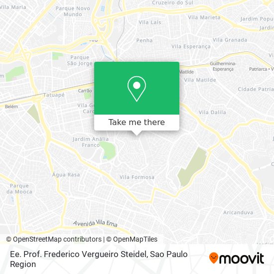 Ee. Prof. Frederico Vergueiro Steidel map