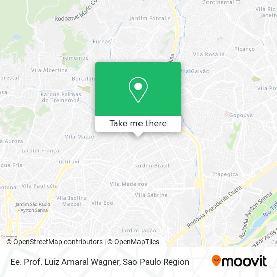 Ee. Prof. Luiz Amaral Wagner map