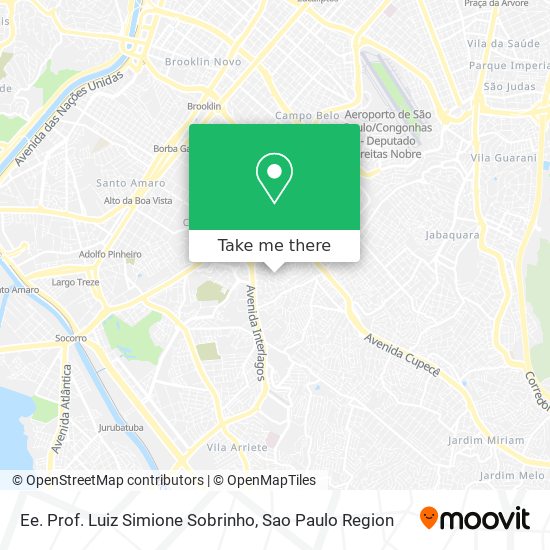 Ee. Prof. Luiz Simione Sobrinho map