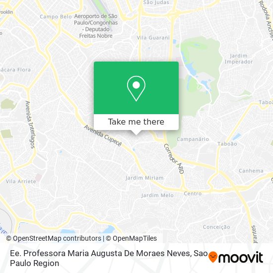 Ee. Professora Maria Augusta De Moraes Neves map