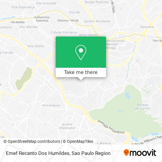 Emef Recanto Dos Humildes map