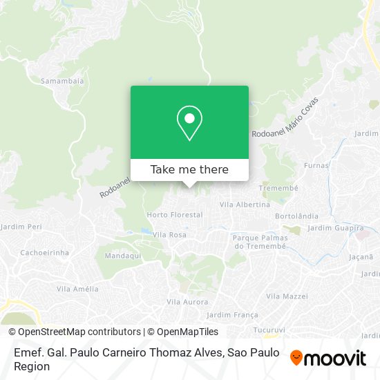 Emef. Gal. Paulo Carneiro Thomaz Alves map