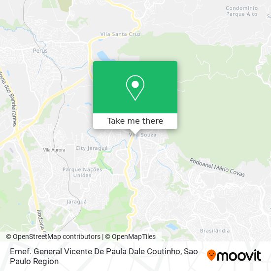 Emef. General Vicente De Paula Dale Coutinho map