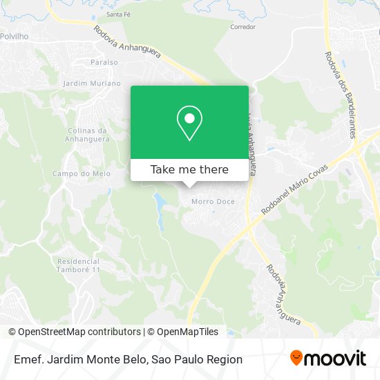 Emef. Jardim Monte Belo map