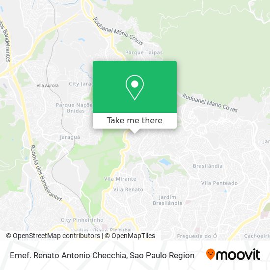 Emef. Renato Antonio Checchia map