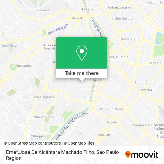 Emef.José De Alcântara Machado Filho map