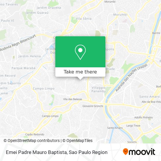 Emei Padre Mauro Baptista map