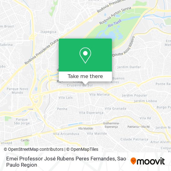 Emei Professor José Rubens Peres Fernandes map