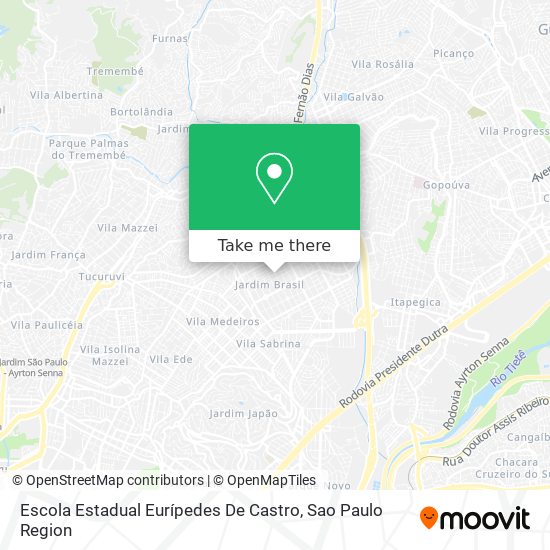 Escola Estadual Eurípedes De Castro map
