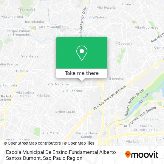 Escola Municipal De Ensino Fundamental Alberto Santos Dumont map